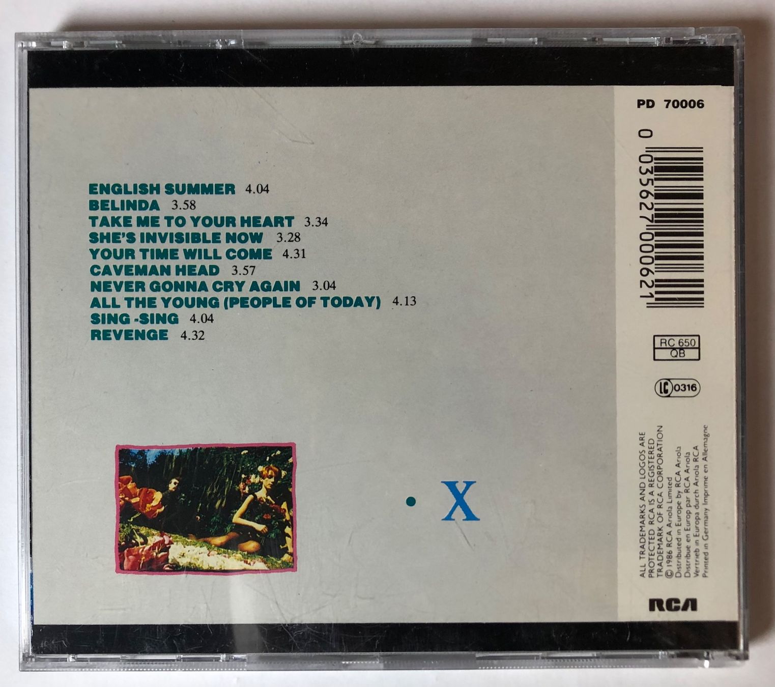 CDs: EURYTHMICS - IN THE GARDEN – Gebraucht aus Poliez-Pittet von Newtown-Records 1