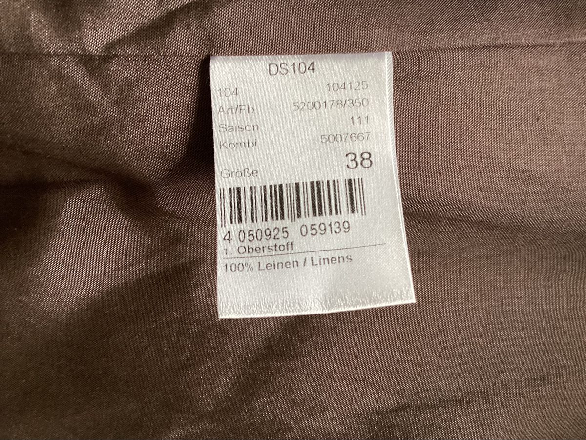 Windsor Giacche: Windsor, Damenleinblazer, Gr. 38 – Usato da Salenstein venduto da Esprit57 5