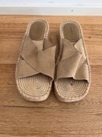 Sandalen Oysho beige 