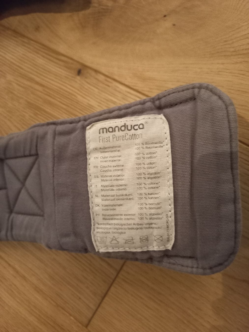 Manduca Bauch- & Rückentragen: Manduca Babytrage Grau – Gebraucht aus Maseltrangen von pehatra 3