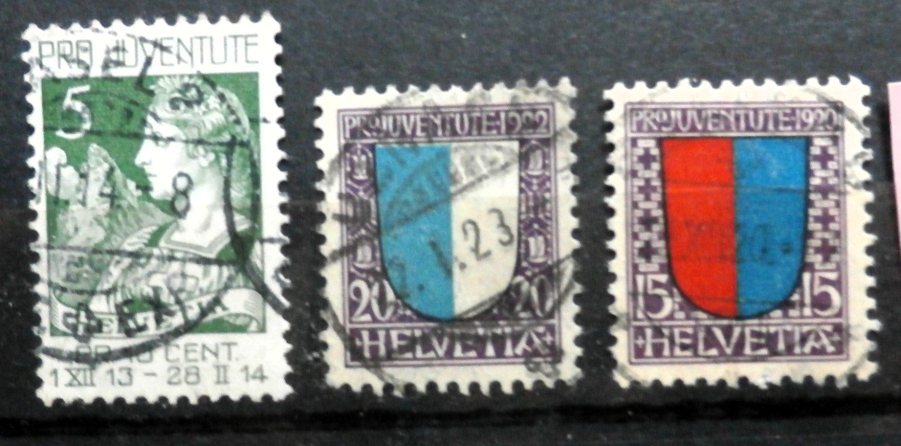 Alle Briefmarken: CH Pro Juventute 1913/ – Gebraucht aus Kehrsatz von Bernherb2 1