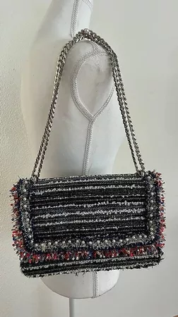 ZARA Tasche Tweed / Bouclé