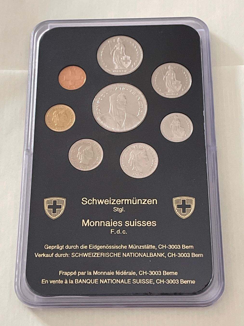 Alle Münzen: Münzsatz Schweiz 1989 Stgl – Neu und originalverpackt aus Schlossrued von Tkanada 1