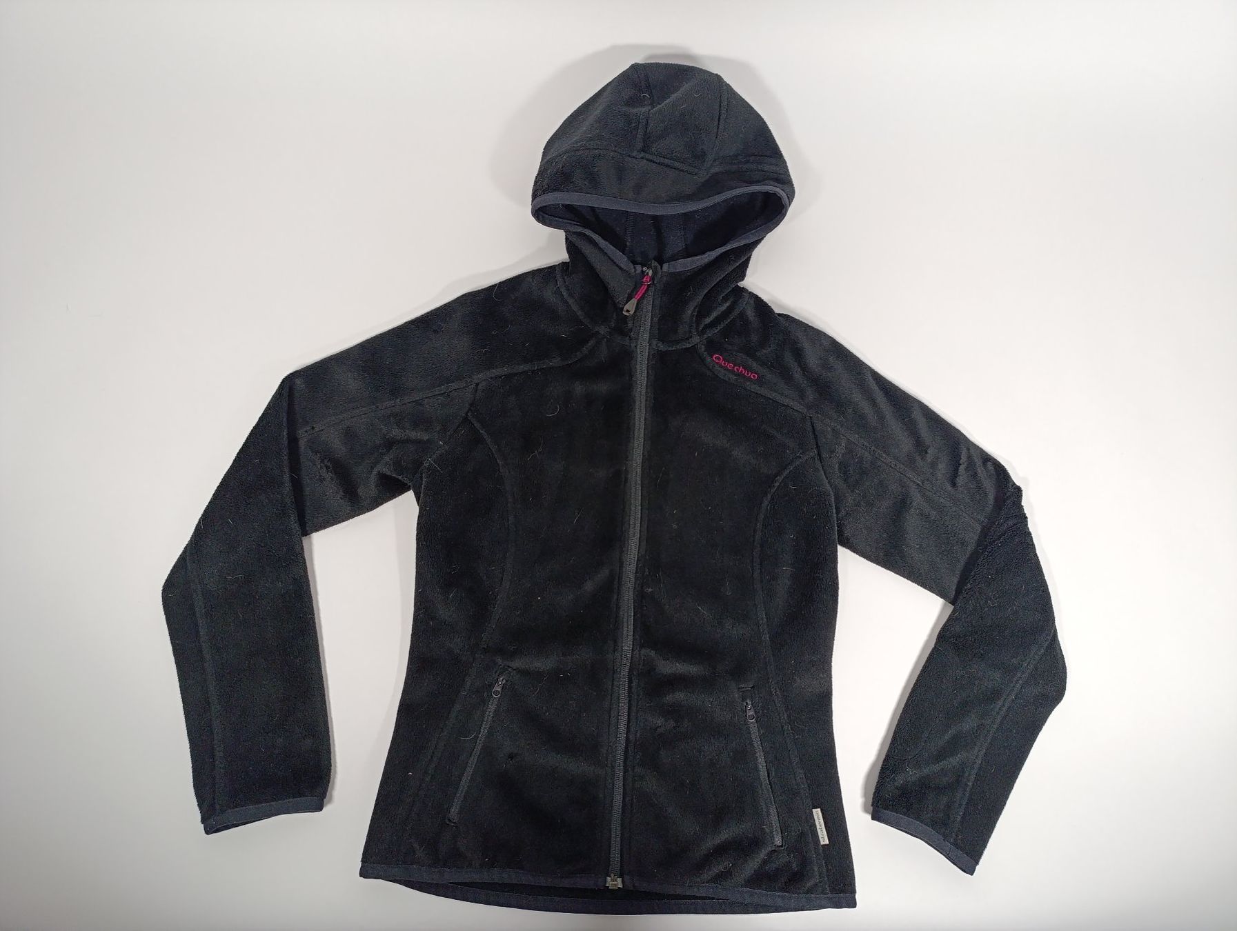 Decathlon Giacche: QUECHUA Veste noire à capuche taille S – Usato da Thielle venduto da Plusvalue_Neuchatel