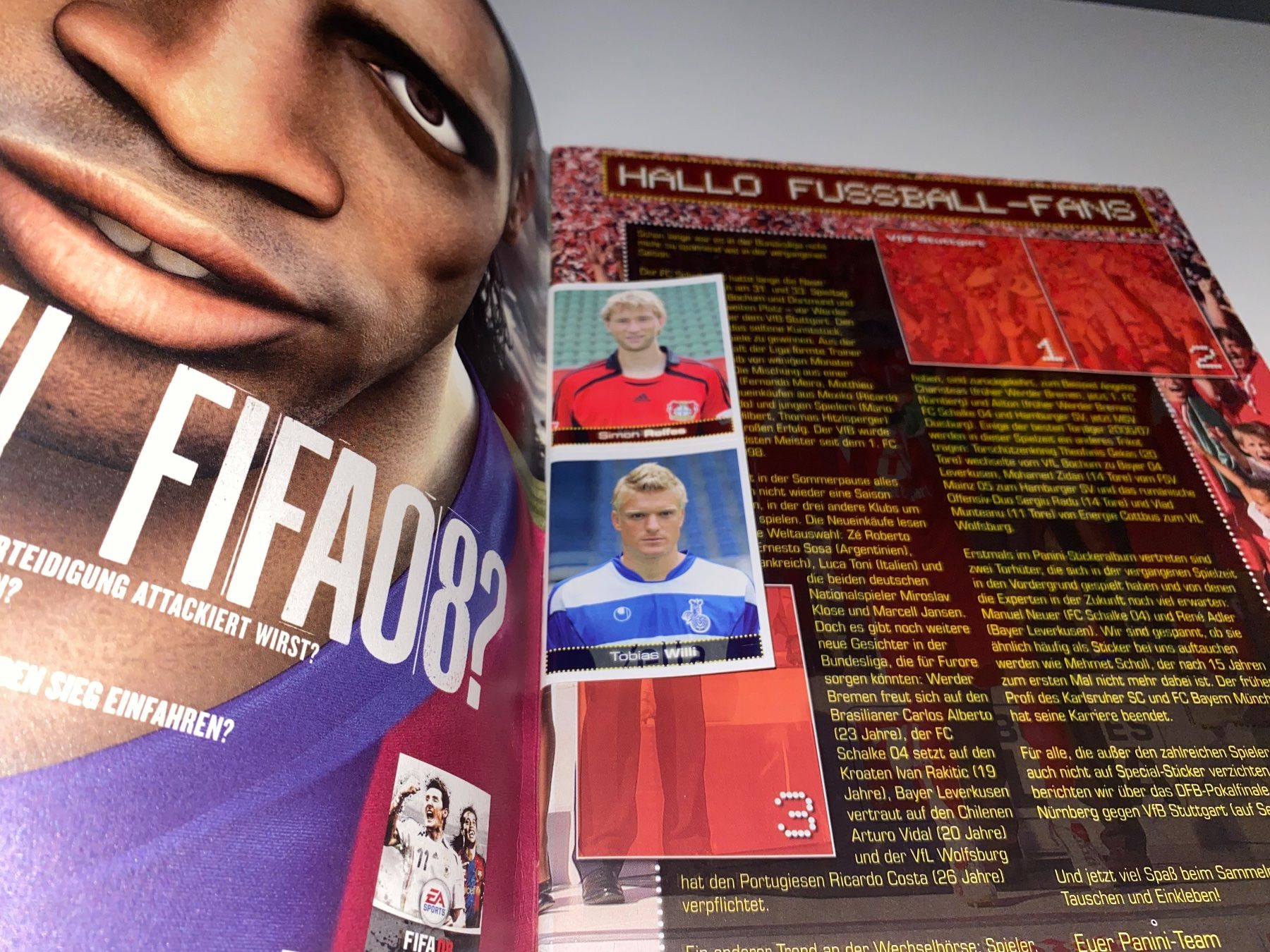 Panini Album: Panini Leeralbum Bundesliga 2007/08 – Usato da Hergiswil LU venduto da FcMalkov 1
