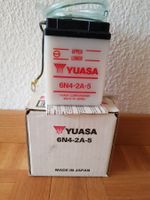 6 Volt Motorradbatterie, 6N4-2A-5, Yuasa, neu! Auch SA / SO