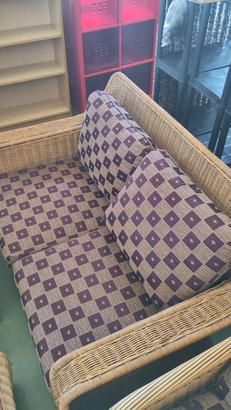 Divani: Rattan Lounge-Set, 7-teilig – Usato da Pratteln venduto da Cartonsducoeur_bl 2