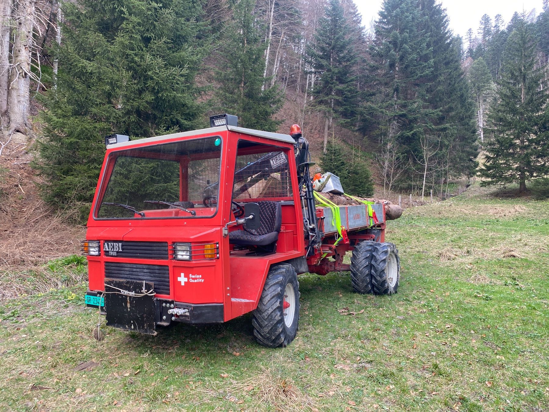Aebi Traktoren: Aebi TP 65 Transporter – Gebraucht aus Valzeina von Wannenspitz 7