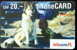 Taxcard Phonecard - Alaskischer Malamut - FL
