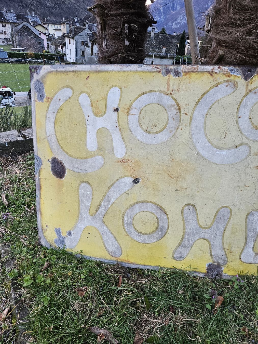 Insegne: emailschild chocolat kohler – Usato da Cevio venduto da BiadiciN 1