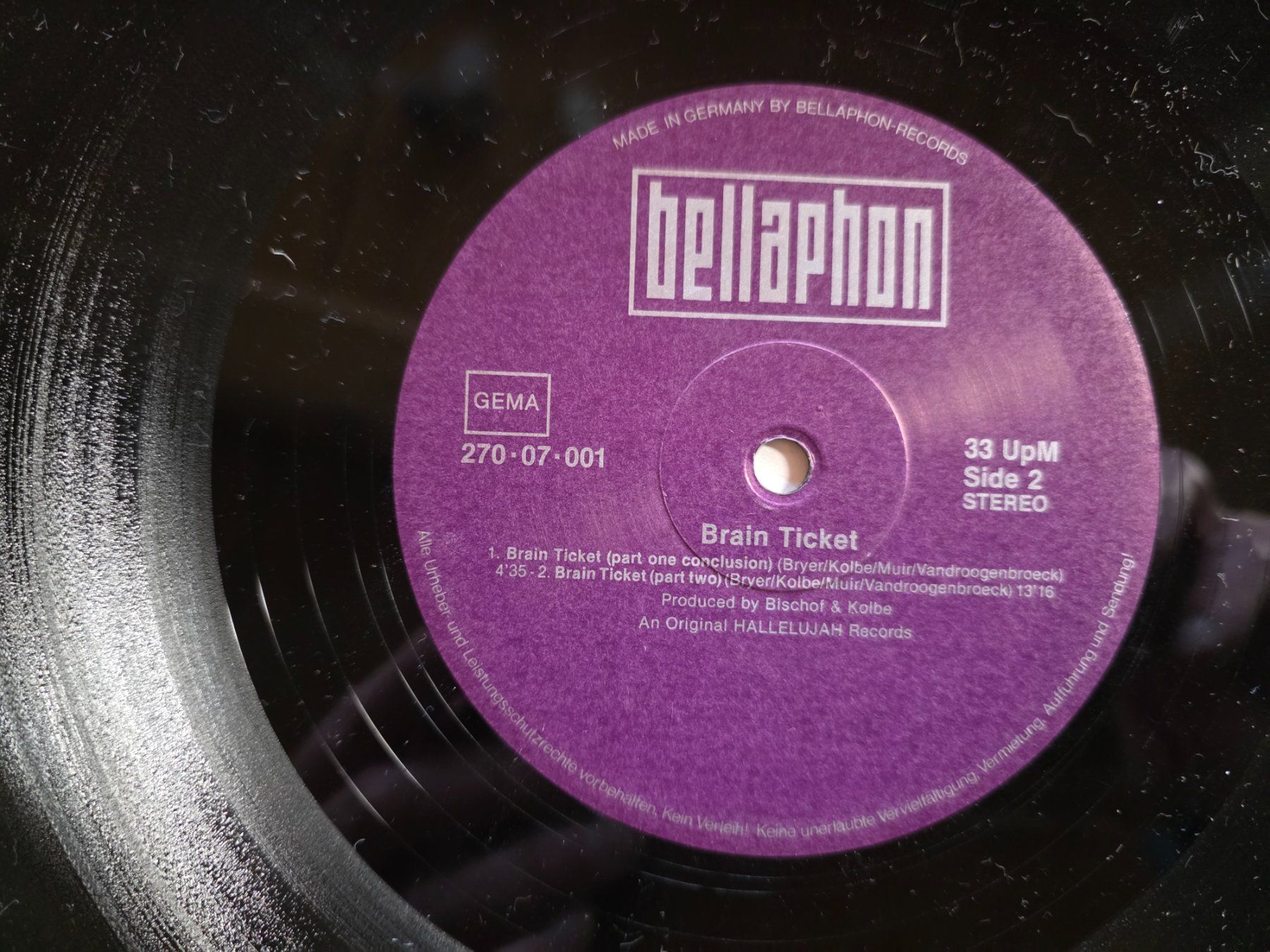 Dischi in vinile: Vinyl LP - Brainticket - Cottonwoodhill – Usato da Walterswil BE venduto da Lonitti 1
