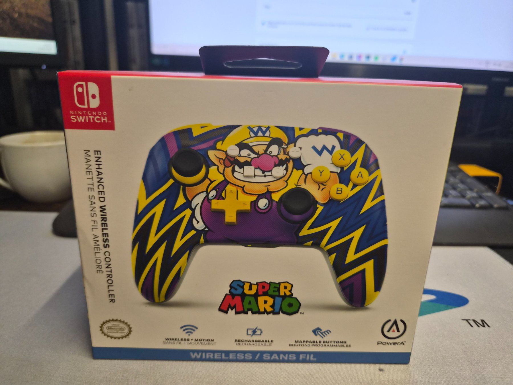 Controller: PowerA Wireless Controller Nintendo Switch Wario neu OVP – Nuovo e nell'imballaggio originale da Zürich venduto da Joselito0