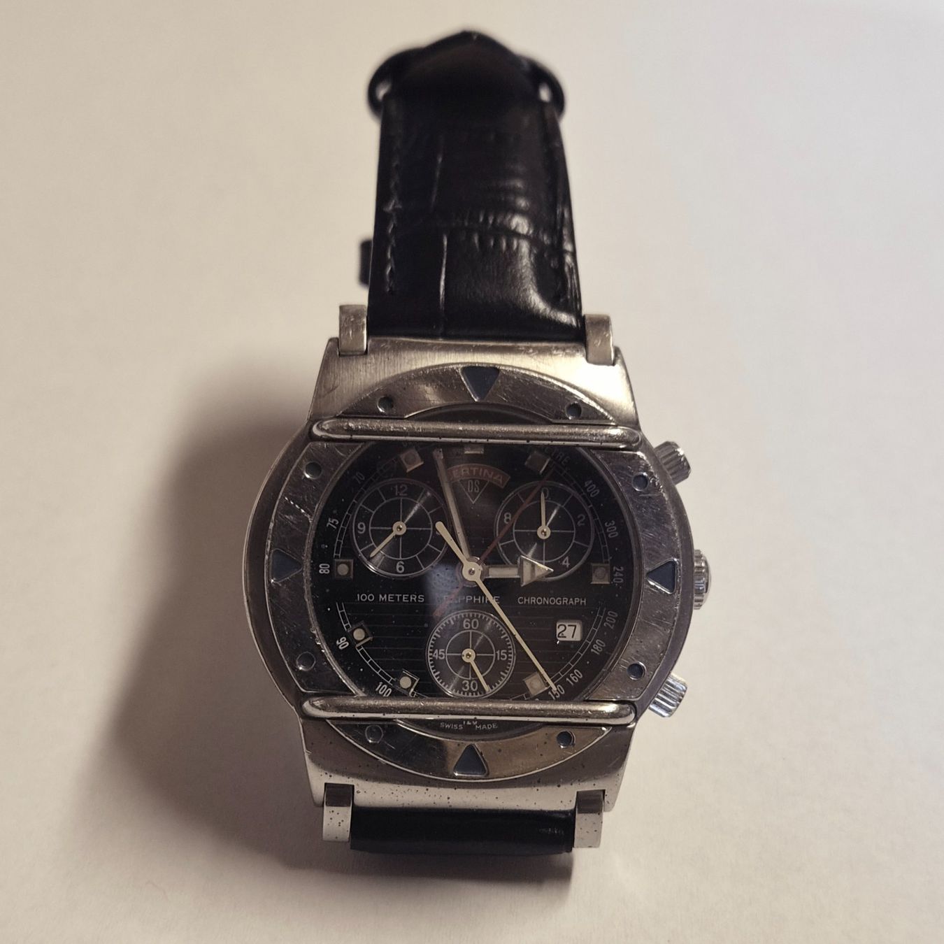 Certina Orologi: Certina Cascadeur Chronograph  100m Herren Uhr gebraucht. – Usato da Madiswil venduto da Willys4 8