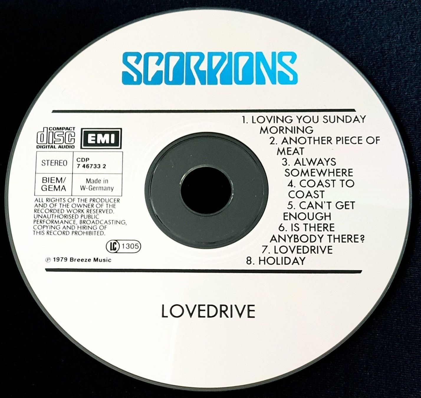 CD: Scorpions ‎– Lovedrive - CD - 1988 – Usato da Uster venduto da Zardodel 2