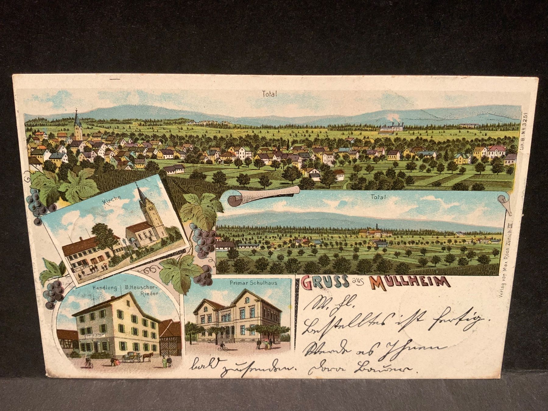 Cartoline postali: AK Müllheim  1903 – Usato da Wila venduto da 7churfirsten