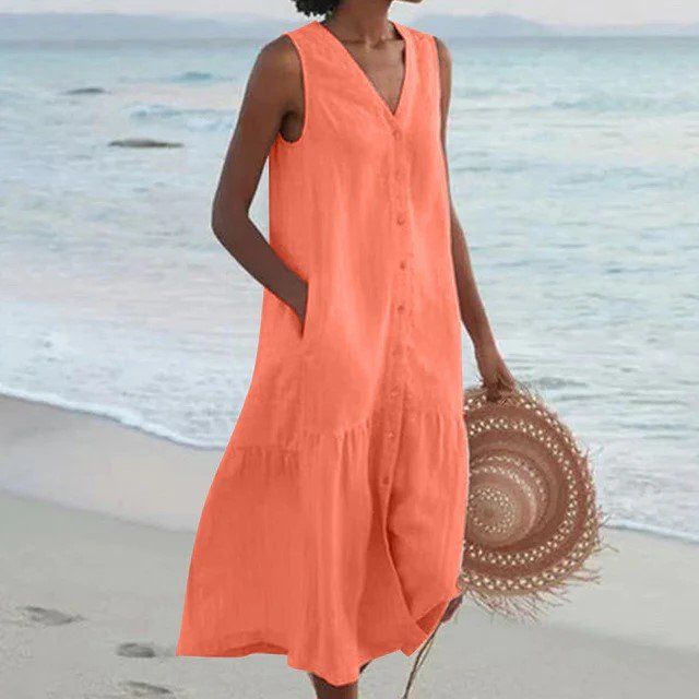 Kleider: Strand-Sommerkleid, Grösse S – Neu (gemäss Beschreibung) aus Zürich von edf_9wg7 1