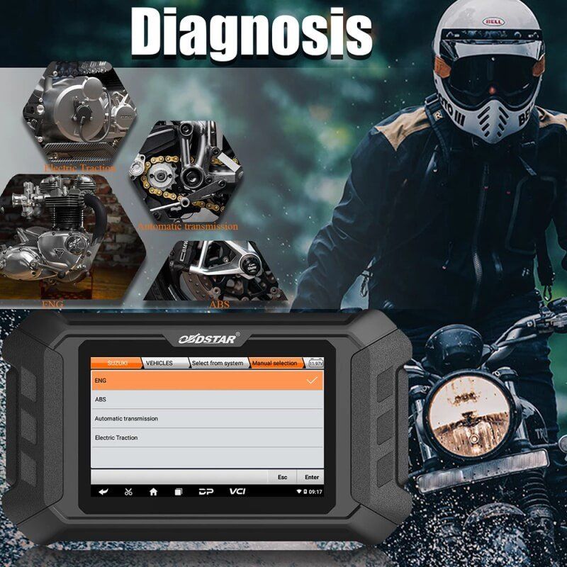 Alle Werkzeuge: Motorrad Diagnosegerät OBDSTAR MS50 Profi Diagnosegerät – Neu und originalverpackt aus Malans GR von BUYBEST-Schweiz 3