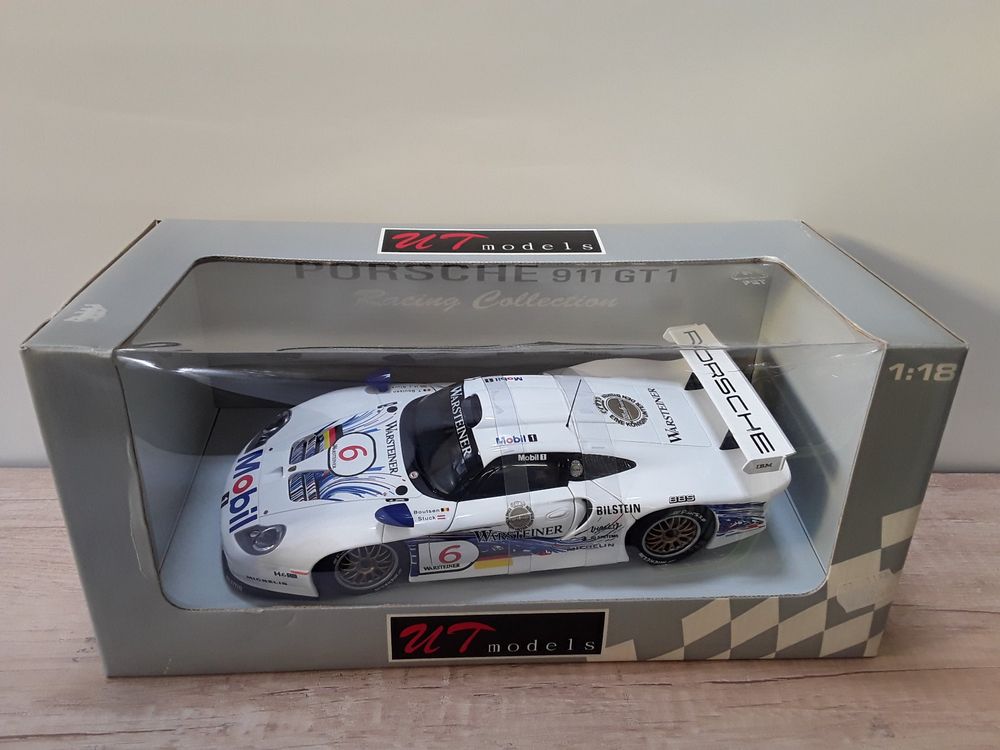 UT Models Porsche 911 GT1 Le Mans 1996 – Échelle 1/18 – Signée Et Retravaillée