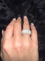 Swarovski Steinen 💎✨Ring white Gr 52 (12)