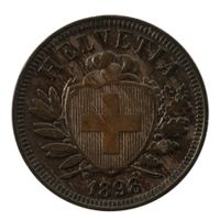 Schweiz / Suisse - 2 Rappen - 1898