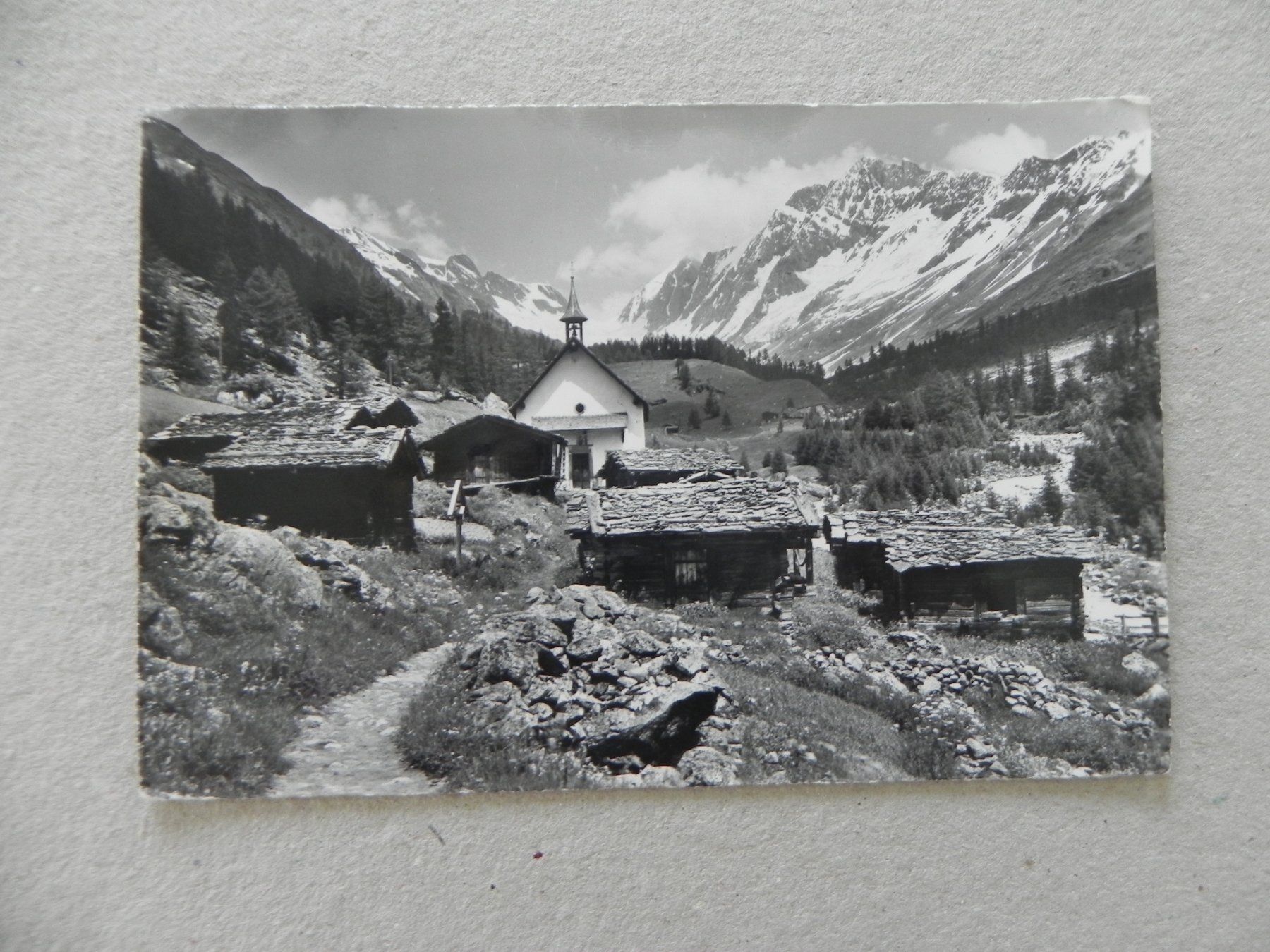 Ansichtskarten: Ansichtskarte Karte Lötschental bei Blatten VS Wallis 1967 – Gebraucht aus Siebnen von krimsie