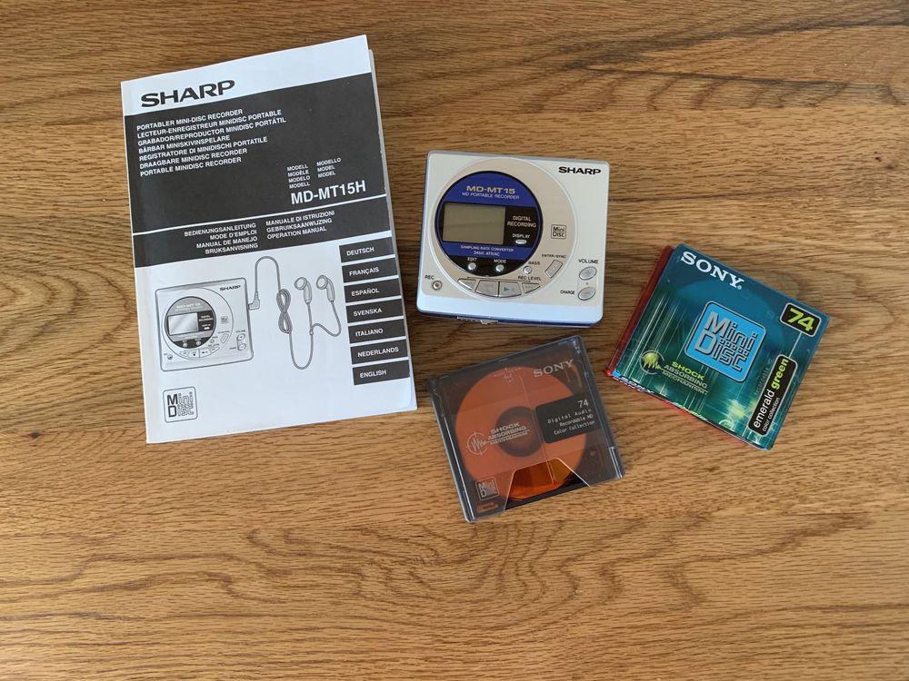 SHARP MiniDisc Recorder MDMT15H Kaufen auf Ricardo