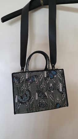 Limited Edition Furla Handtasche mit Schmetterlingen, neu
