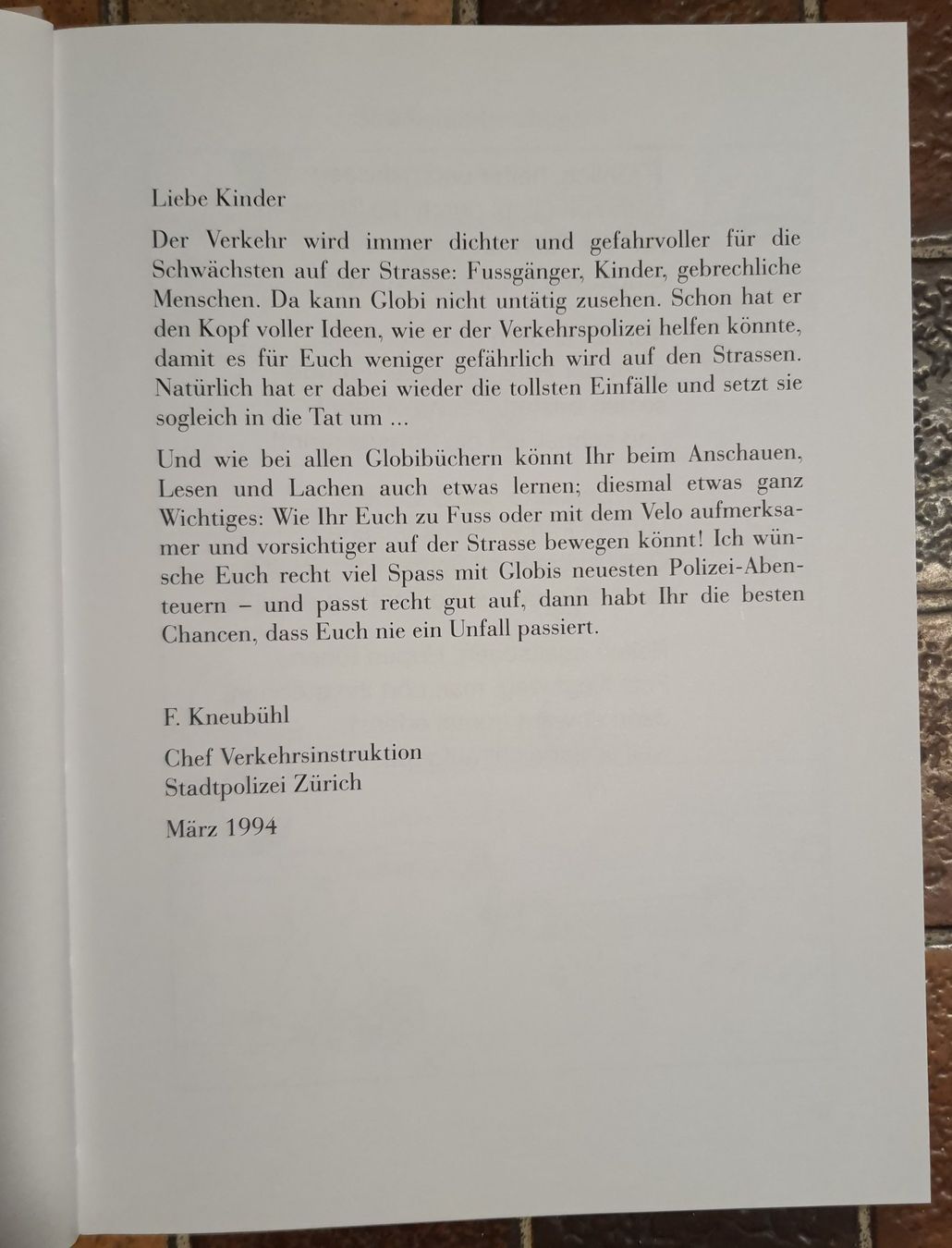 Libri: Kinderbuch - Globi hilft der Polizei – Usato da Seon venduto da Brasilfan 3