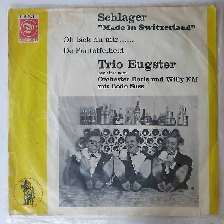 Vinyles: Trio Eugster Oh läck du mir / De Pantoffelhed – D'occasion à Bözen par Keramik22 1