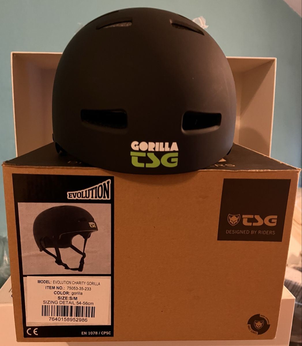 Caschi: Casque TSG EDITION LIMITÉE EVOLUTION CHARITY GORILLA – Nuovo e nell'imballaggio originale da Clarens venduto da hal_y9wf