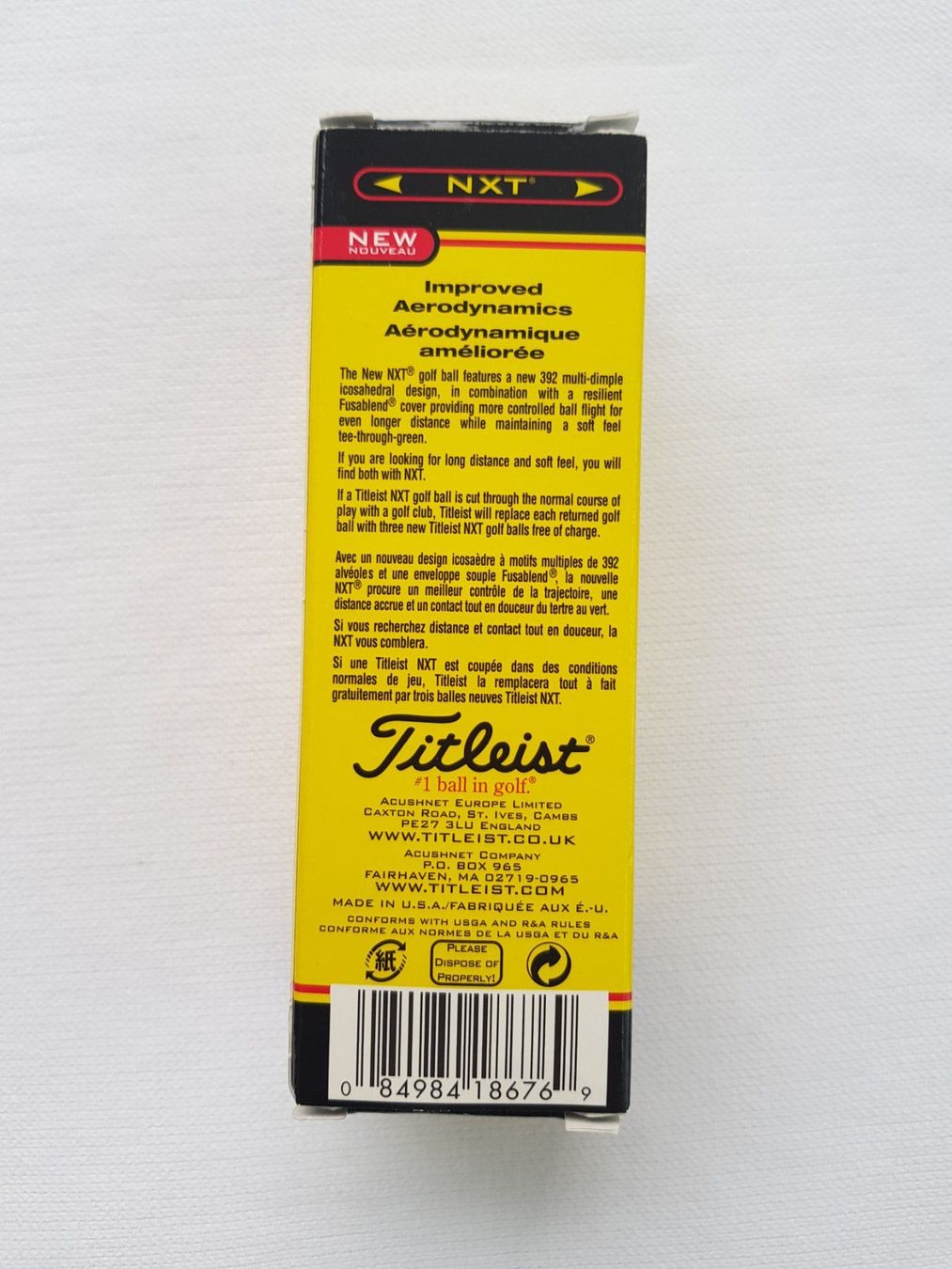 Titleist Palloni: 3 Titleist Golfbälle NXT – Nuovo e nell'imballaggio originale da Näfels venduto da SuEdHe 1