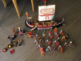 Playmobil Römische Galeere, Angriffstrupp und viele Zubehör