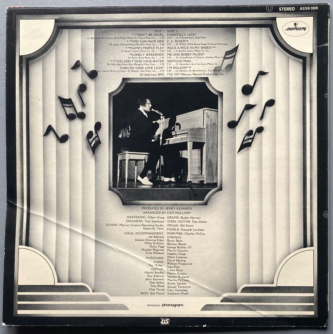 Schallplatten: JERRY LEE LEWIS - THE "KILLER" ROCKS ON – Gebraucht aus Poliez-Pittet von Newtown-Records 1