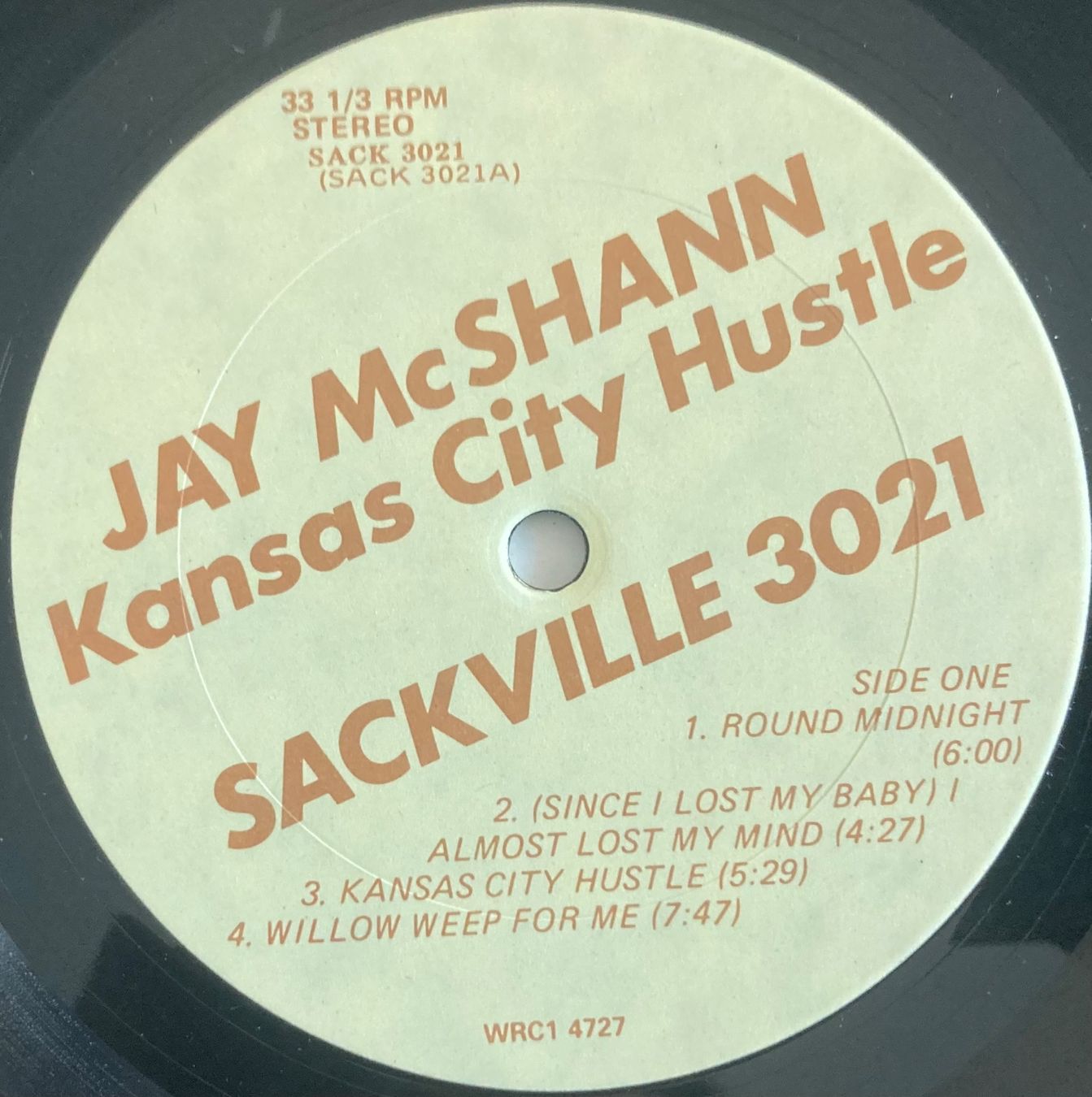 Vinyles: JAY MCSHANN - KANSAS CITY HUSTLE – D'occasion à Poliez-Pittet par Newtown-Records 2