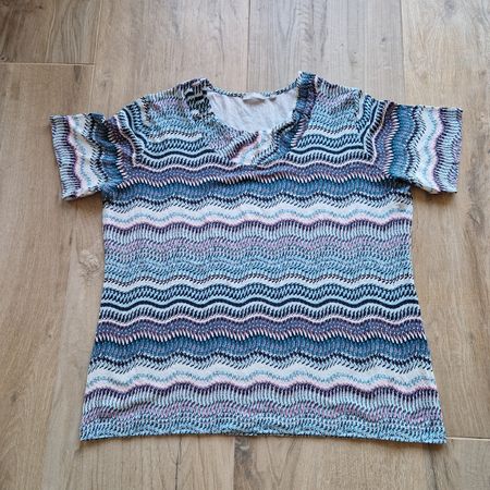 Damen T-Shirt Rabe Grösse 46 gemustert