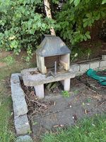   Gartencheminée Beton/Steingrill