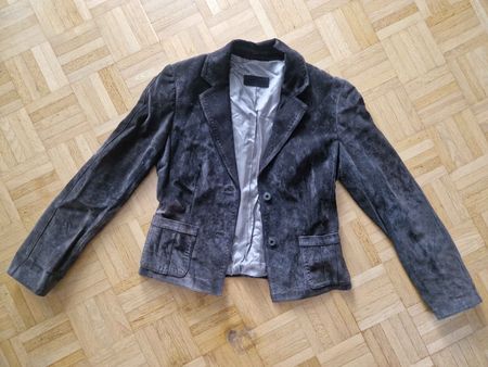 Wildleder Jacke Blazer braun Gr. 36 BETTY BARCLAY