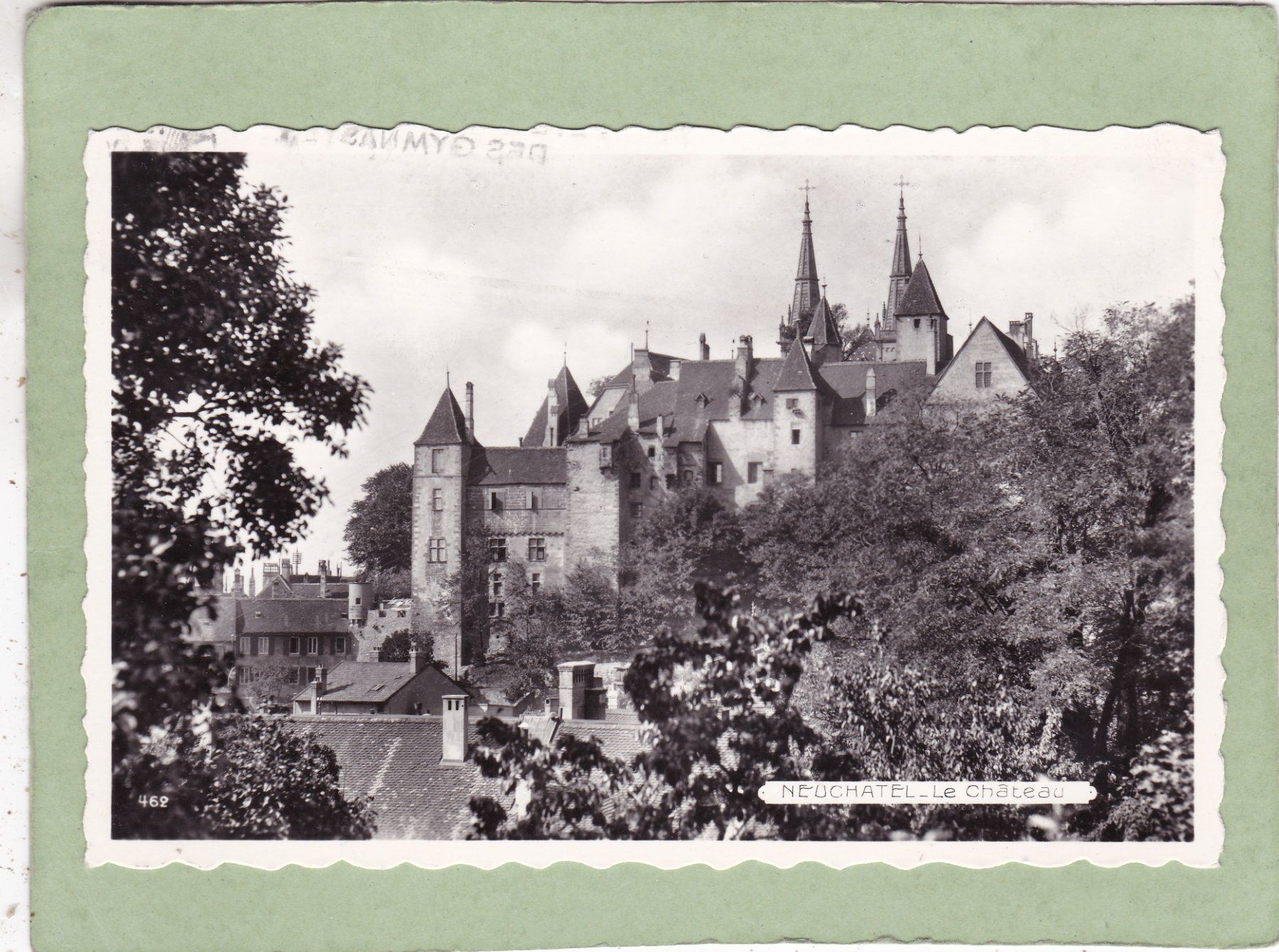 Cartoline postali: Neuchâtel Le Château 1961 – Usato da Herisau venduto da Lisegrat2008