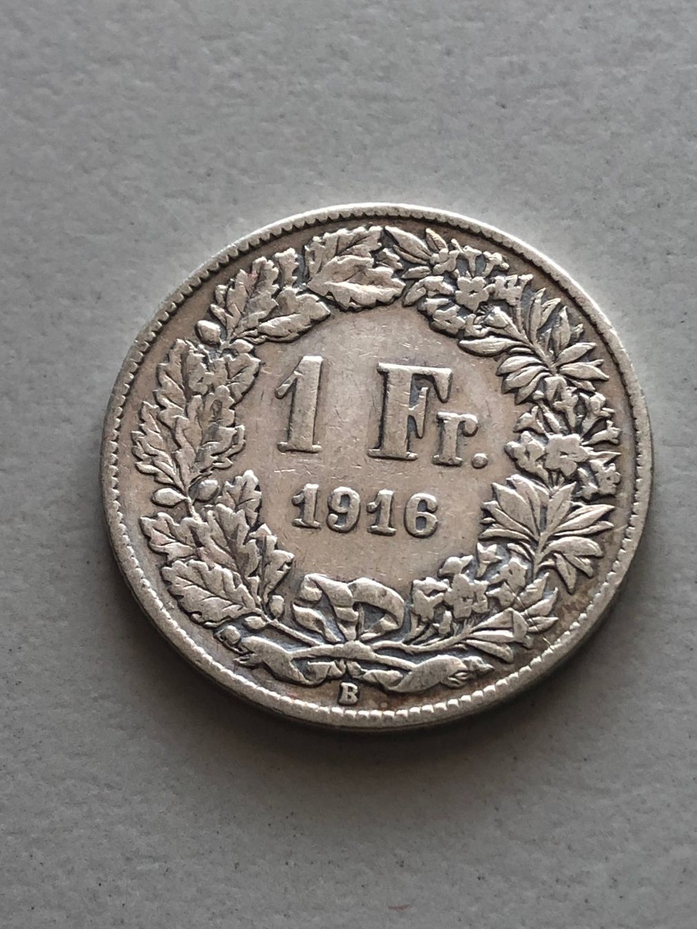 Tutti le monete: 1 Fr. 1916 – Usato da Schötz venduto da Odpa