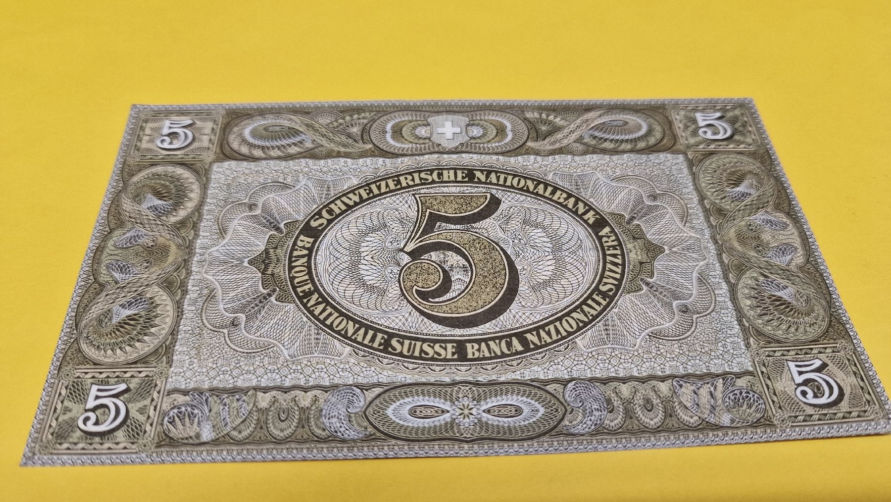 Banconote: Seltene 5 Franken Noten  Schweizerischen Nationalbank 1951 – Nuovo (secondo la descrizione) da Herisau venduto da MoneyisPower.AR 1