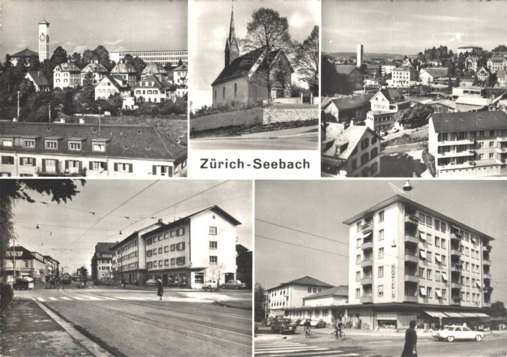 Zürich Seebach, Merhbildkarte, dat. 1964 Kaufen auf Ricardo