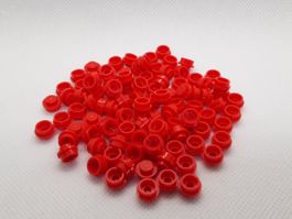 Lego 100 Stk. "Platte rund 1x1" in rot