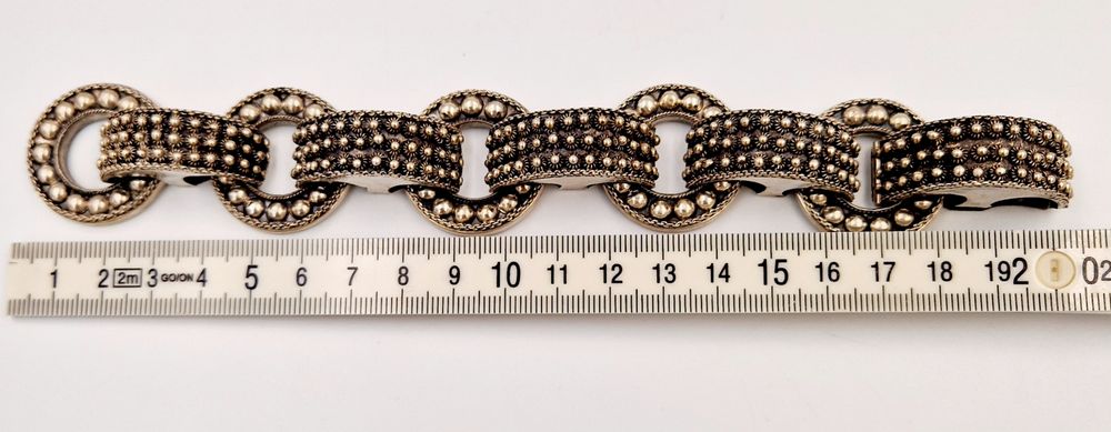 Imposant Bracelet en argent 800Silb pièce unique 5