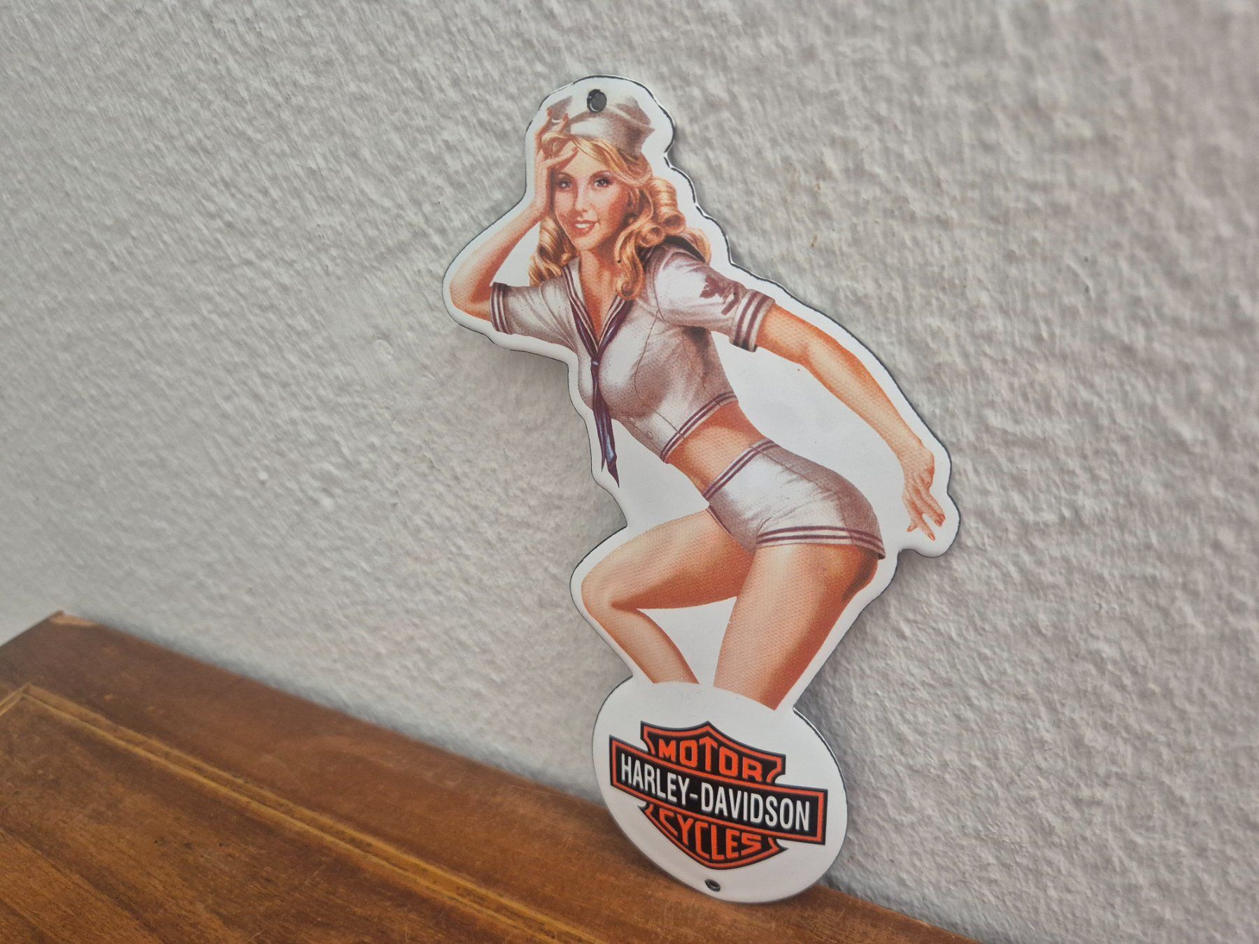 Harley-Davidson Insegne: Emailschild Harley Davidson Logo Motorrad Emaille Schild – Nuovo (secondo la descrizione) da Schaffhausen venduto da pfanis09 4