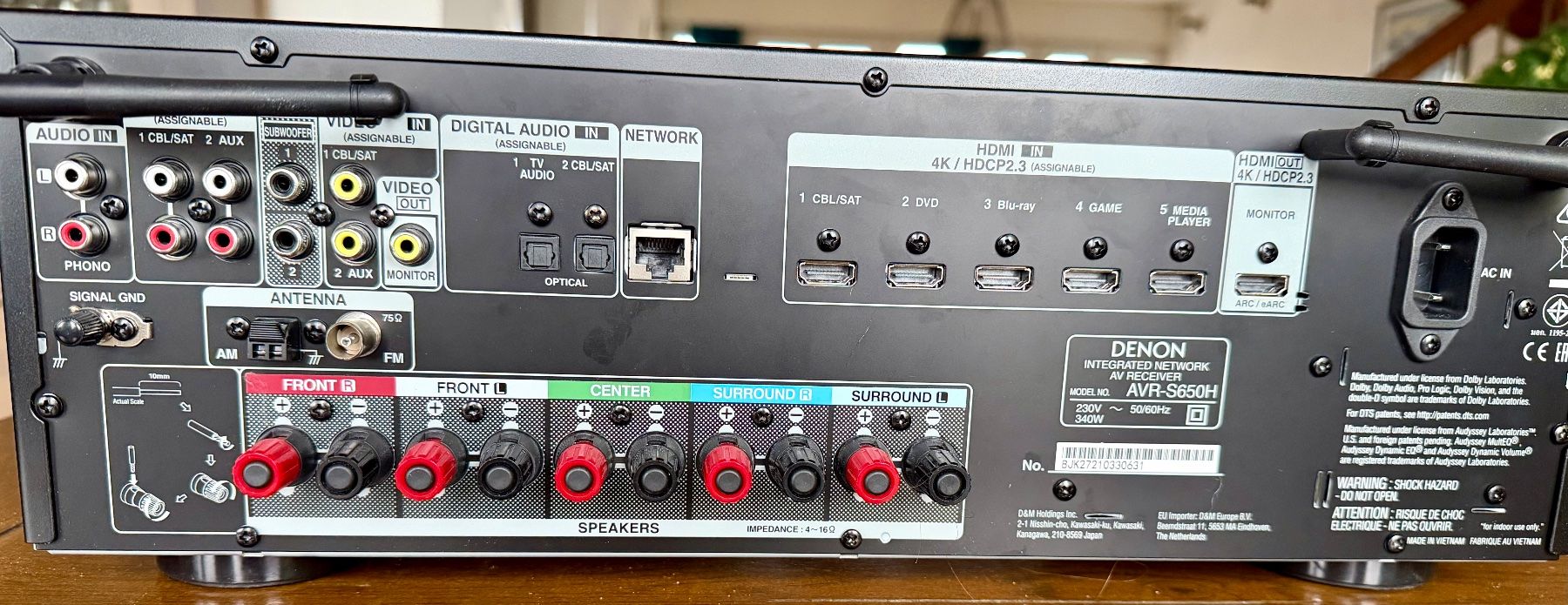 Denon AVR-S650H home cinéma 5.1 + pack Focal SIB (D'occasion) à ONEX ...