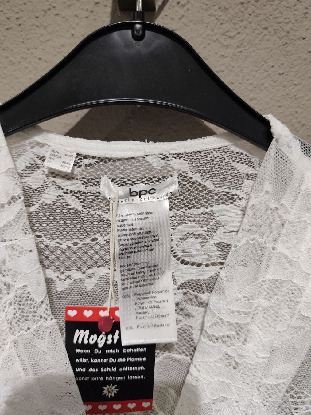 Camicette: Dirndlbluse Spitze, Gr.50/52 - NEU – Nuovo e nell'imballaggio originale da Dussnang venduto da Rosenfee50 2
