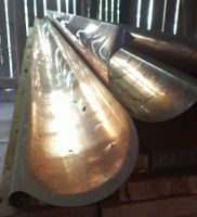Kupfer-Dachrinnen 250, 2 Stk. 5.00 m