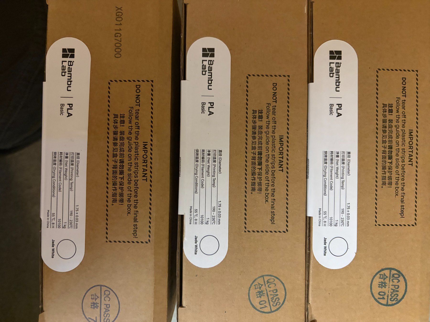 Bambu Lab Stampanti 3D: Bambulab PLA Basic Weiss – Usato da Längenbühl venduto da AdiM30