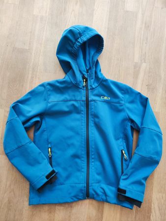CMP blaue Übergangsjacke mit Kapuze Grösse 152