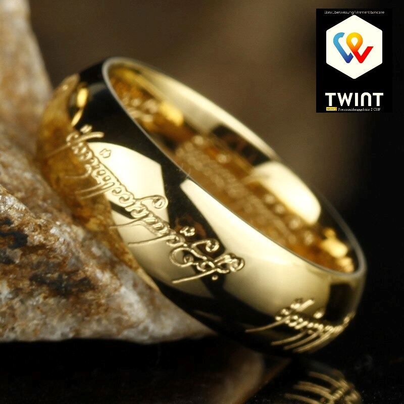 Anelli: 🐭 Ring im Herr der Ringe Design – Nuovo e nell'imballaggio originale da Wittenbach venduto da ChinaSeidenstrasse